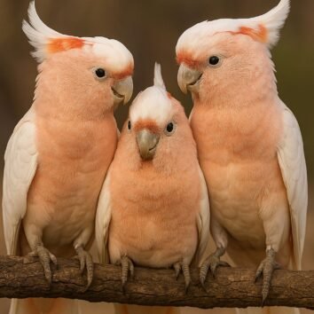 Major Mitchells Cockatoo Parrots